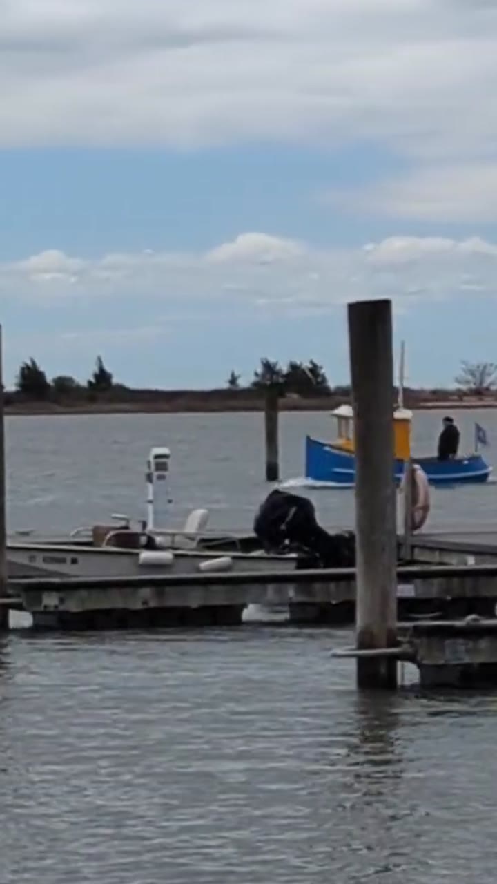 AWOOGA out in the harbor throwing a wake